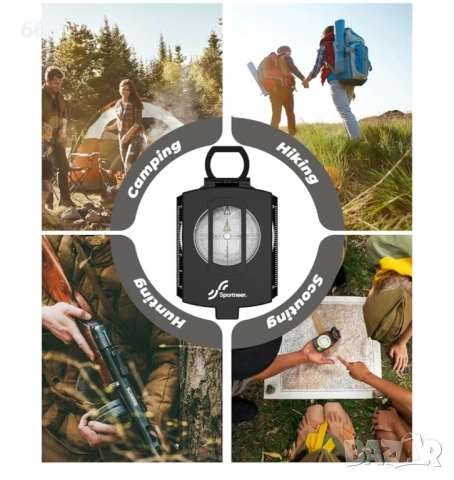 Професионален призматичен компас, снимка 2 - Други стоки за дома - 53514365