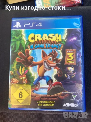 Crash Bandicoot - PS4, снимка 1 - Игри за PlayStation - 46854040