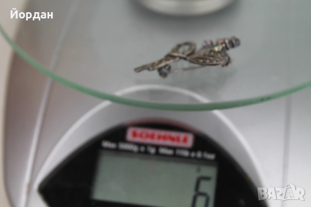 Дамска брошка с маркзити, снимка 9 - Пръстени - 53863089