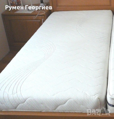 Двулицев латексов матрак 190х82х18 см със св0аляем калъф, снимка 2 - Матраци - 53591905
