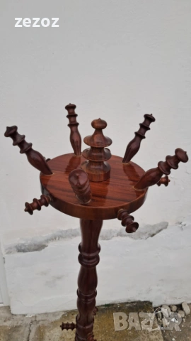 Закачалка свободностояща махагон, снимка 5 - Закачалки - 54054642