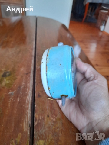 Стар часовник,будилник Mera Poltik #3, снимка 2 - Антикварни и старинни предмети - 52878014