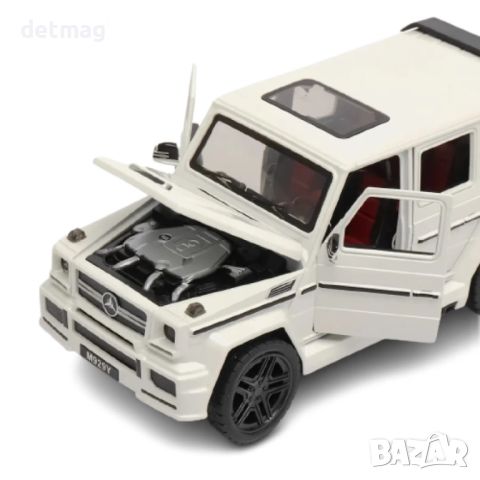 Метална количка MERCEDES G CLASS 63 МАЩАБ 1/24 ПУШЕЩА., снимка 3 - Колекции - 45684778