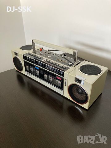 SANYO M-W24K VINTAGE RETRO BOOMBOX Ghetto Blaster радио касетофон, снимка 2 - Радиокасетофони, транзистори - 45699112