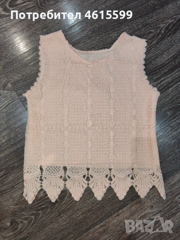 розов топ, снимка 4 - Корсети, бюстиета, топове - 53772996