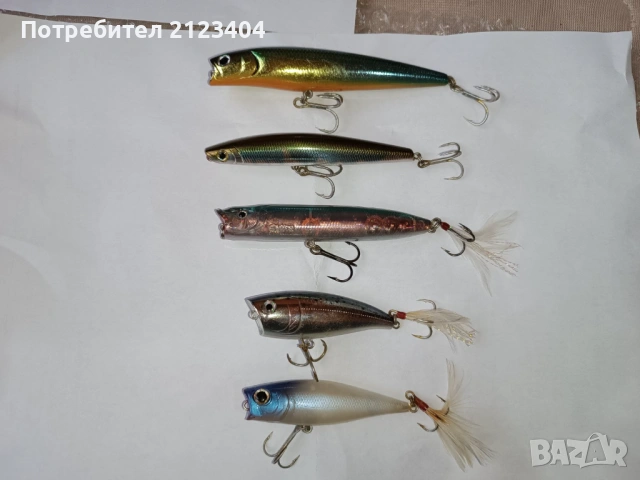 Воблери повърхностни