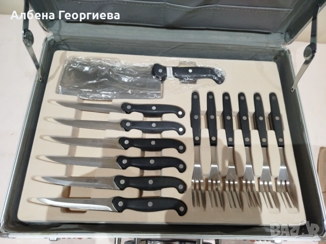 Нов комплект прибори SR KOCHMESER🍴- 24 части, снимка 12 - Прибори за хранене, готвене и сервиране - 53286349