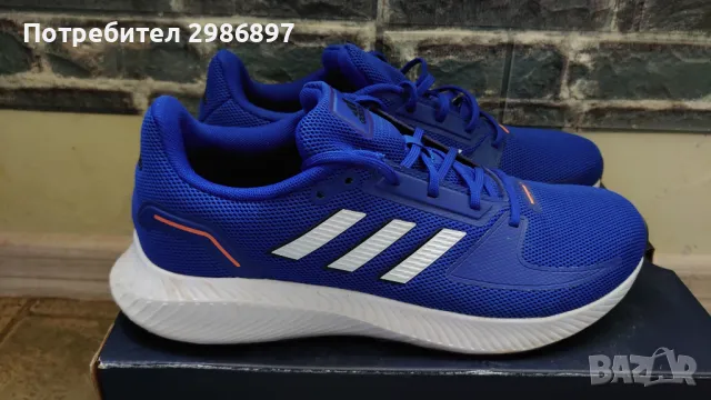 Оригинални мъжки Adidas маратонки 42-43, снимка 4 - Маратонки - 47223076