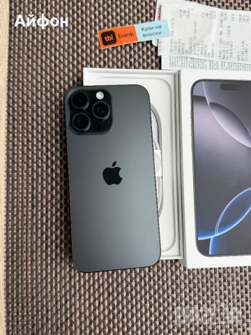 24М ГАР! 512Gb*ЛИЗИНГ* iPhone 16 Pro Max Black Titanium / Гаранция, снимка 3 - Apple iPhone - 53724435