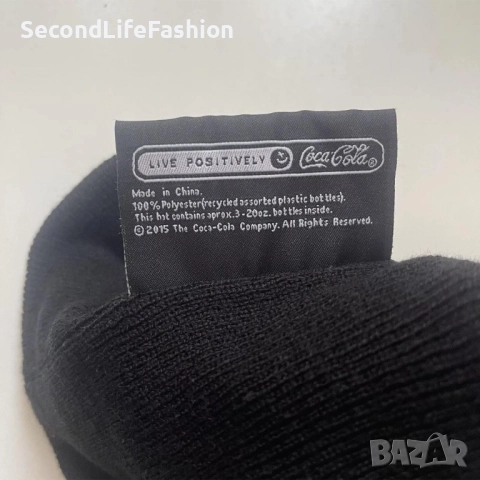 Винтидж шапка Coca-Cola Zero , зимна шапка черна, един размер, снимка 3 - Шапки - 52263365