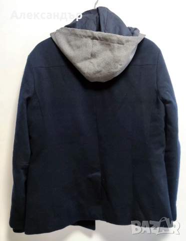 Блейзър Zara - М тъмно син с качулка, снимка 3 - Якета - 52030412
