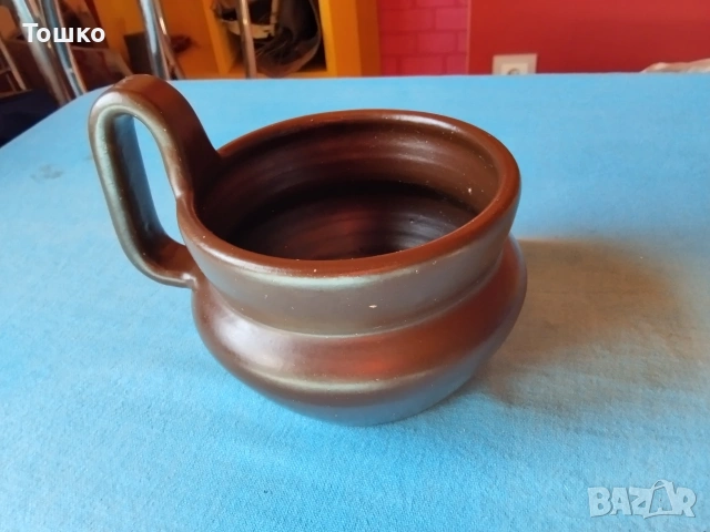 стар социалистически глинен съд от 1985г. уникат, ръчна изработка на повече от 40години , снимка 6 - Други ценни предмети - 54099236