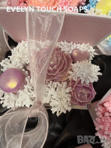  ръчно изработени букети в кутия са символ на стил, снимка 11 - Козметика за тяло - 51531040