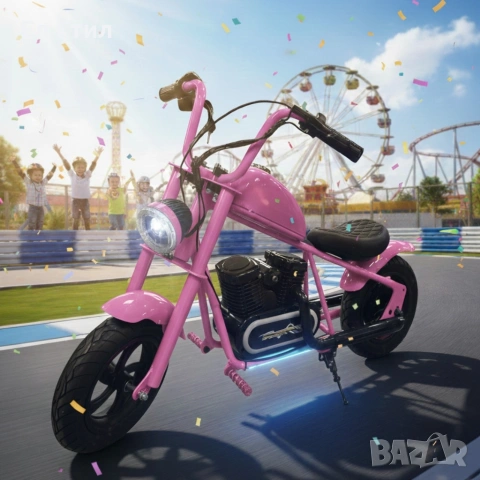 Електрически мини скутер C12B Harley baby, снимка 8 - Детски велосипеди, триколки и коли - 53583129