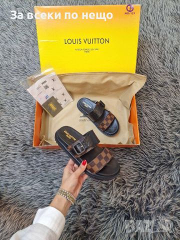 Дамски Чехли Louis Vuitton Код D60 - 5 цвята, снимка 5 - Чехли - 46395887