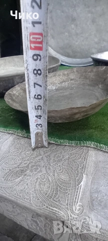Стари бакърени тави , снимка 13 - Антикварни и старинни предмети - 54125986