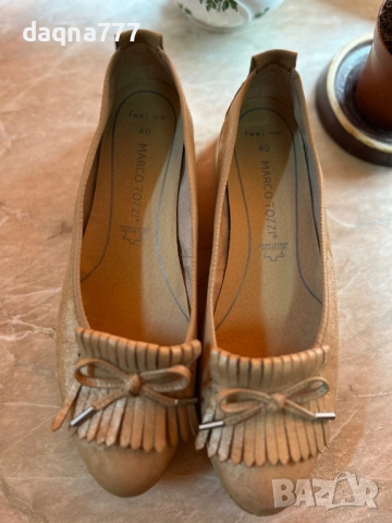 Дамски обувки балеринки/ мокасини Marco TozzI, снимка 2 - Дамски ежедневни обувки - 53900434