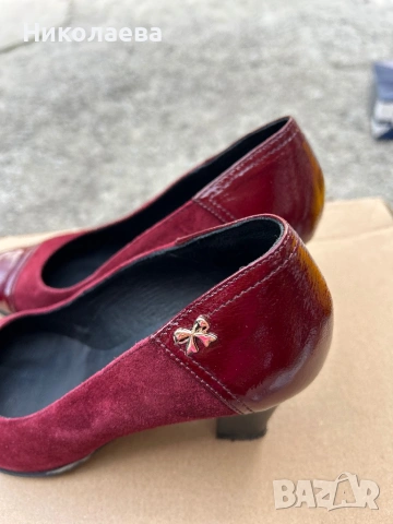 Дамски обувки естествена кожа 38 номер , снимка 4 - Дамски обувки на ток - 53850426