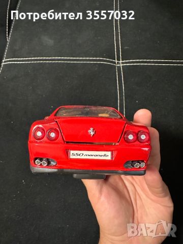 Ferrari 550 marranello 1:18 Maisto , снимка 2 - Коли, камиони, мотори, писти - 45751775