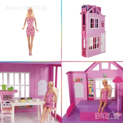 Голяма къща за Барби с асансьор, снимка 5 - Кукли - 53277505