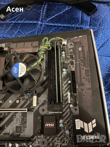 платка MSI B250M MORTAR i7700k  И рам 16 гб , снимка 4 - RAM памет - 39397144