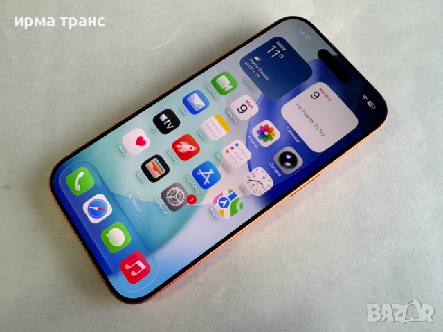 iPhone 17 Pro 256gb 100% батерия.Гаранция, снимка 2 - Apple iPhone - 53768146