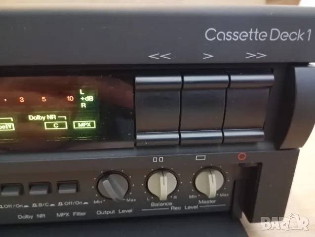 Nakamichi Cassetten Deck 1, с двойно лентоводене , 3 Head with Azimuth adjustable, снимка 8 - Декове - 49234460