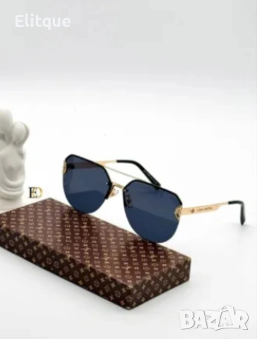 очила Louis Vuitton с калъф , кутия и ув защита , снимка 4 - Слънчеви и диоптрични очила - 53587255