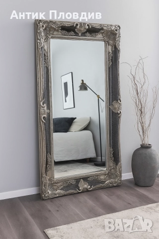 Голямо огледало Барок Силвър 