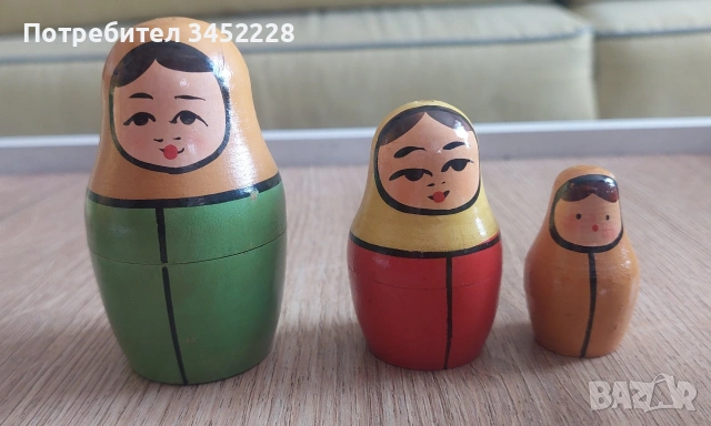 Матрйошки 4 броя , снимка 3 - Антикварни и старинни предмети - 54214831