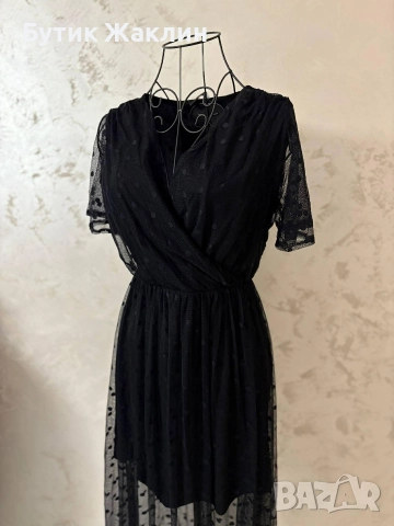 Дамска рокля с тюл, снимка 2 - Рокли - 52716433