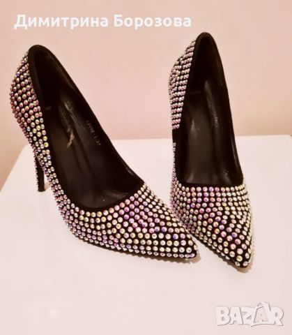 Елегантни дамски обувки на ток, снимка 7 - Дамски елегантни обувки - 45597291