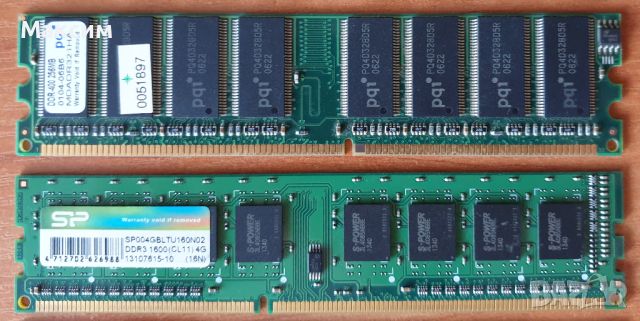 RAM DDR2-DDR3-DDR3L DDR400 CPU 1155, снимка 1 - Дънни платки - 44861615