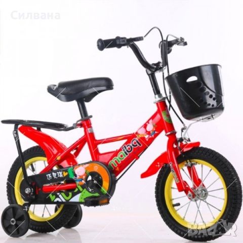 Детски велосипед Maibeki с кош., снимка 1 - Велосипеди - 46161845
