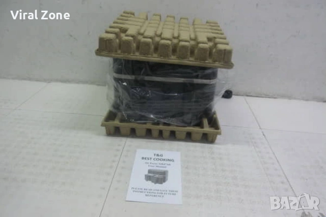 Двоен Air fryer T&G BEST COOKING , снимка 15 - Уреди за готвене на пара - 53278450