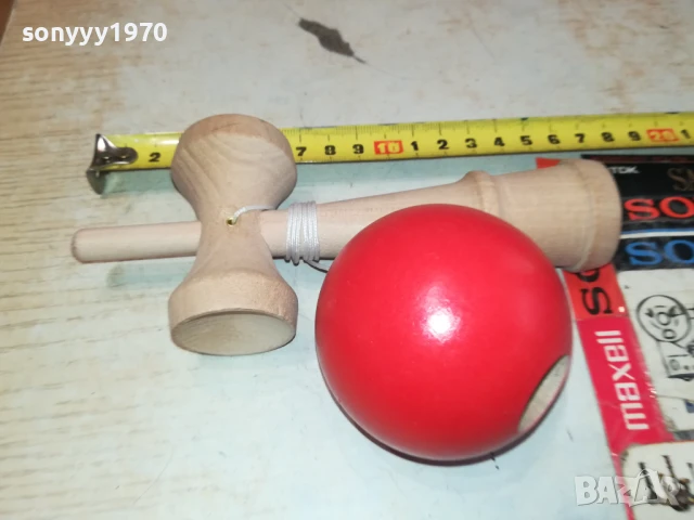 ДЪРВЕНА ИГРА С ТОПКА И ВЪЖЕ 1108250828, снимка 12 - Колекции - 51323296