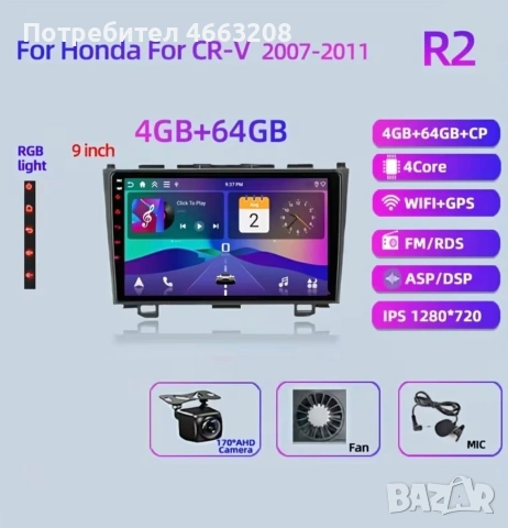 Мултимедия HONDA CRV3