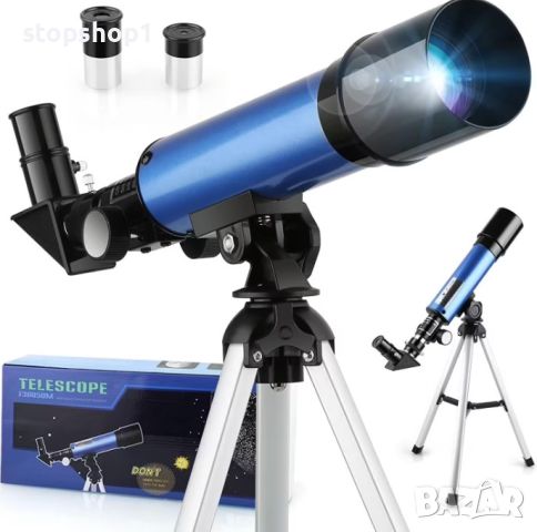 TELMU - F36050M - Висококачествен рефракторен детски телескоп - Образователен - НОВ, снимка 1 - Образователни игри - 46349668