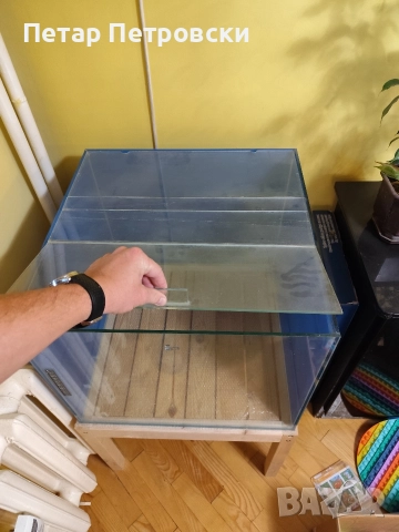 Аквариум 55x55x45H, снимка 3 - Аквариуми - 52724615