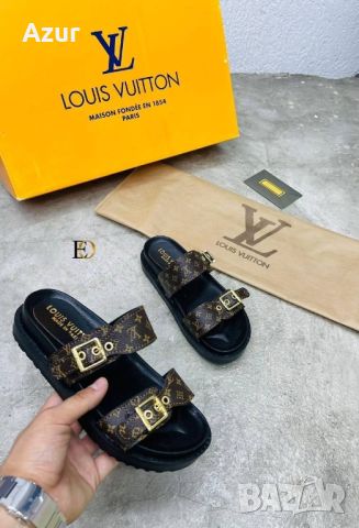 дамски чехли louis vuitton , снимка 2 - Чехли - 45769473