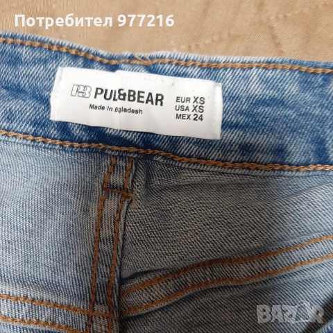 Дамски къси дънкови гащи XS, снимка 8 - Дънки - 54014334