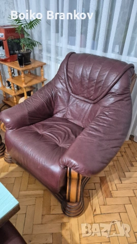 Холна гарнитура, снимка 4 - Дивани и мека мебел - 53198220