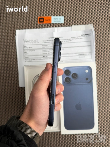 НОВ❗ 36М ГАР❗ 512gb❗️ phone 17Pro max ❗️Лизинг от 51€/мес❗️ deep blue син, снимка 7 - Apple iPhone - 53912408
