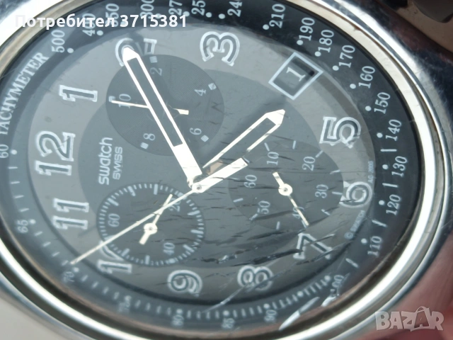 Часовник SWATCH хронограф, снимка 9 - Мъжки - 53210938