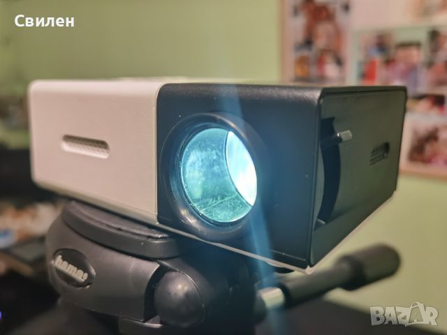 LED Проектор / Projector YG300 Mini 1080p , снимка 6 - Плейъри, домашно кино, прожектори - 46595967