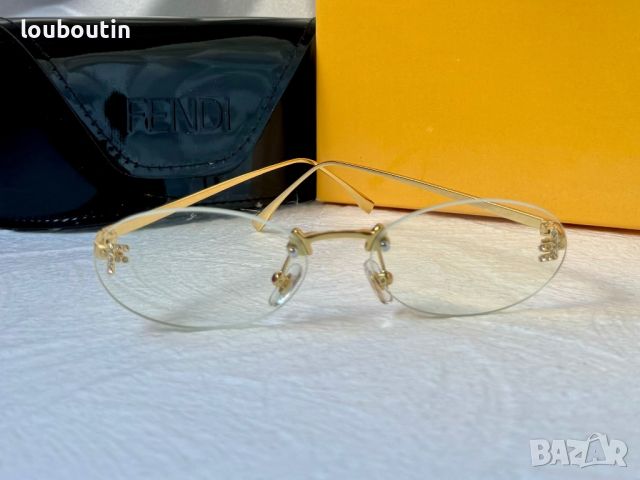 Fendi прозрачни слънчеви,очила за компютър диоптрични рамки, снимка 9 - Слънчеви и диоптрични очила - 45269880