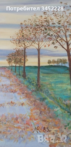 картина платно рамка дървена 54см 44см , снимка 4 - Картини - 51943707