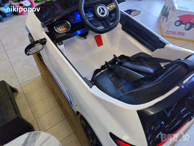 MERCEDES Акумулаторна кола Mercedes-Benz EQA бял, снимка 6 - Други - 53849566