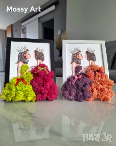 За 8-ми Март декорации със скандинавски мъх, снимка 12 - Други - 53267316