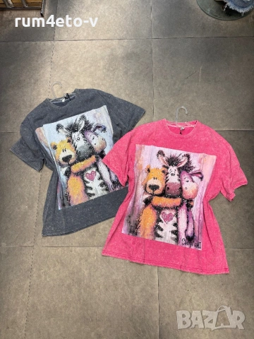 Тениски варен памук , снимка 4 - Тениски - 53610823